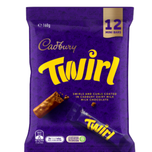 Cadbury Twirl Chocolate Sharepack 12 Pack 168g